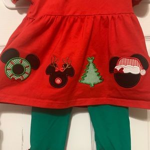 Disney Minnie Mickey Leggings outfit set